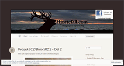 Desktop Screenshot of hjortefall.com